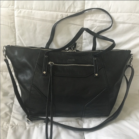Joe's Black Leather Sofia Convertible Bag - Picture 5 of 5